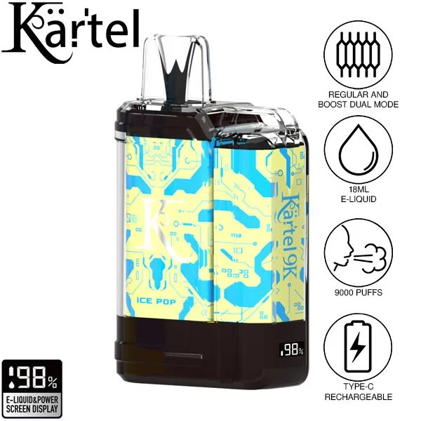 Kartel 9k by Vapmod 9000 Puffs Disposable Vape 18mL - Image 11