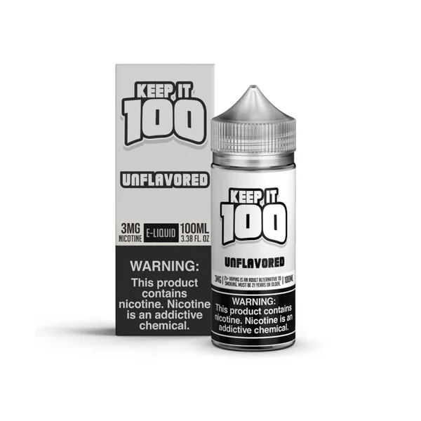 Keep it 100 Unflavored 100ml E-Juice