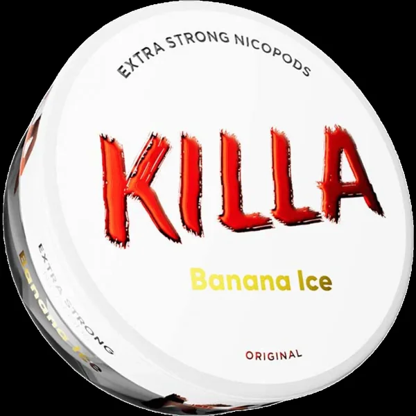 Killa Banana Ice 13.2mg Nicotine Pouches (5 Pack)