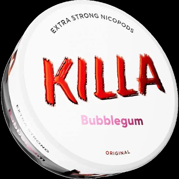 Killa Bubblegum 13.2mg Nicotine Pouches (5 Pack)