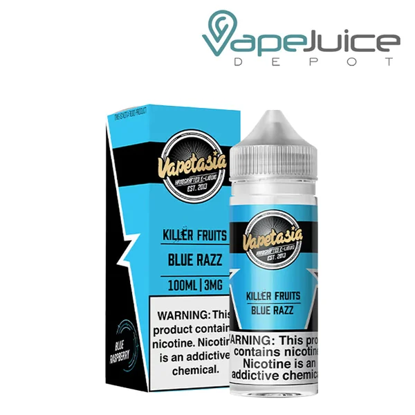 Killer Fruits Blue Razz Vapetasia Synthetic eLiquid 100ml