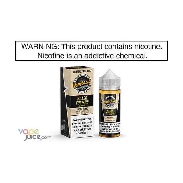 KILLER KUSTARD BY VAPETASIA 60ML/100ML