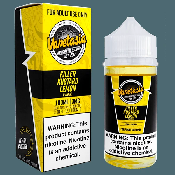 Killer Kustard Lemon by Vapetasia E-Liquid (ON SALE)