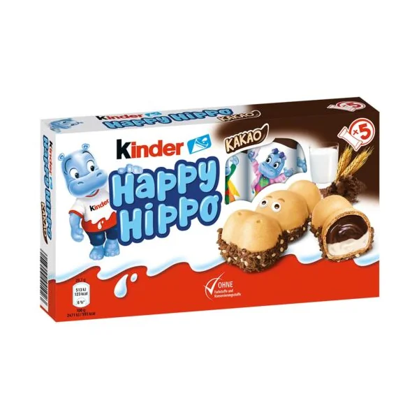 Kinder Happy Hippo Biscuit Cocoa 103g