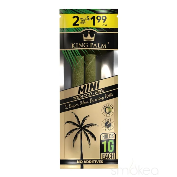 King Palm Mini Natural Pre-Rolled Cones (2-Pack)
