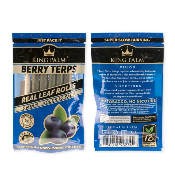 King Palm Mini Size Flavored Pre Rolled Leaf Tubes - Combo 5 Pack - Image 2