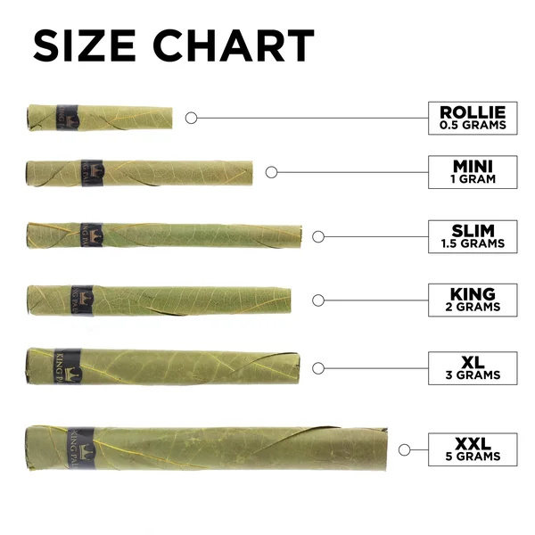 King Palm Natural Pre Roll Palm Leaf Tubes - Mixed Size Bundle 3 Packs of 5 - Image 6