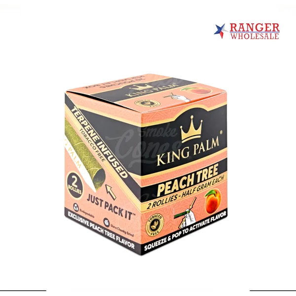 KING PALM PEACH TEA 2/20PK