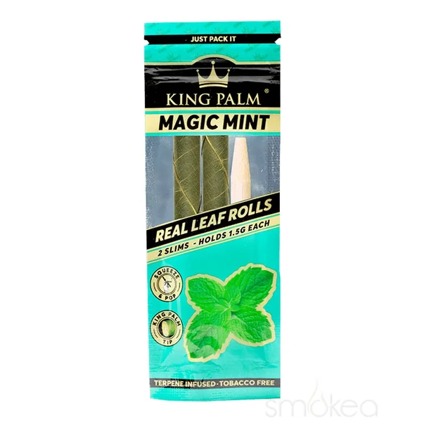 King Palm Slim Magic Mint Pre-Rolled Cones (2-Pack)