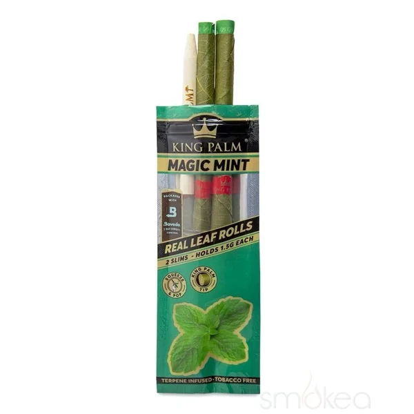 King Palm Slim Magic Mint Pre-Rolled Cones (2-Pack) - Image 2