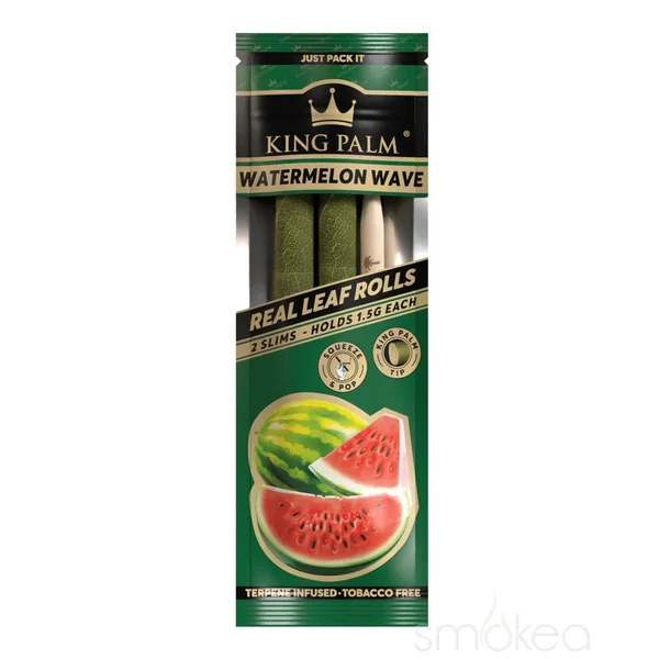 King Palm Slim Watermelon Wave Pre-Rolled Cones (2-Pack)
