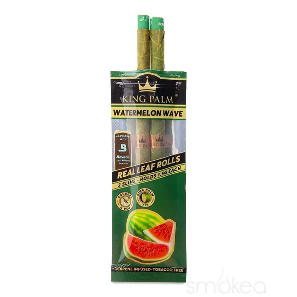 King Palm Slim Watermelon Wave Pre-Rolled Cones (2-Pack) - Image 2