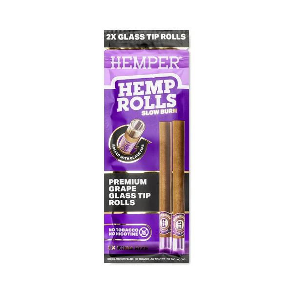 King Size Glass Tipped Hemp Rolls - Image 10