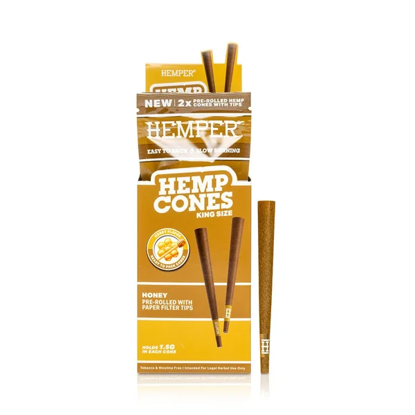 King Size Paper Tipped Hemp Cones - Image 15
