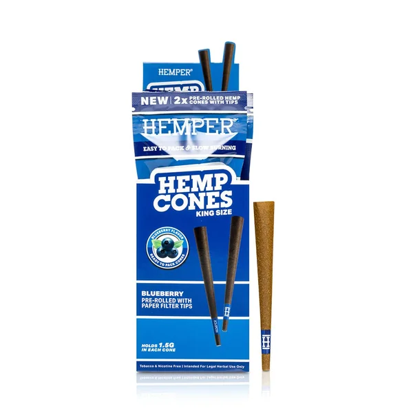 King Size Paper Tipped Hemp Cones - Image 17