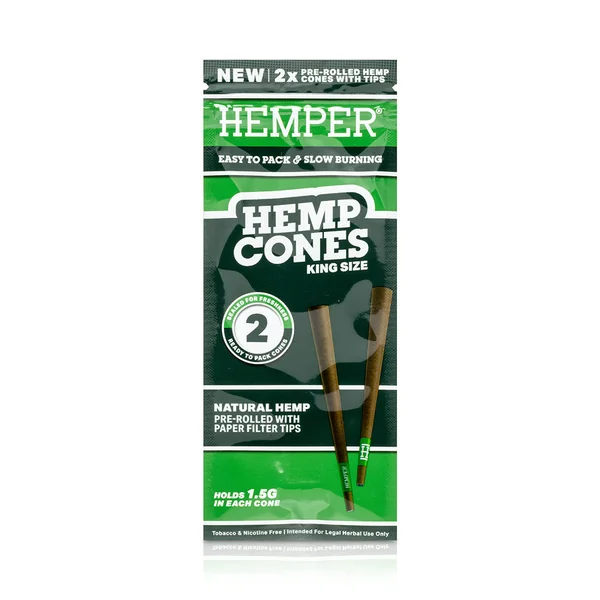 King Size Paper Tipped Hemp Cones - Image 7