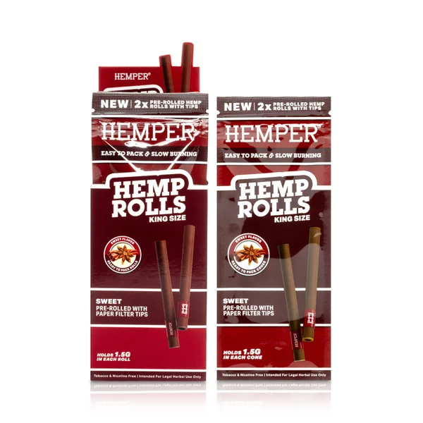 King Size Paper Tipped Hemp Rolls - Image 12