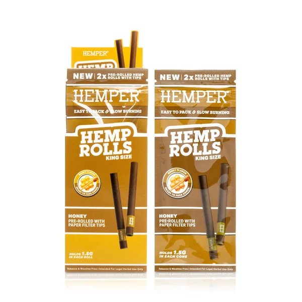 King Size Paper Tipped Hemp Rolls - Image 13