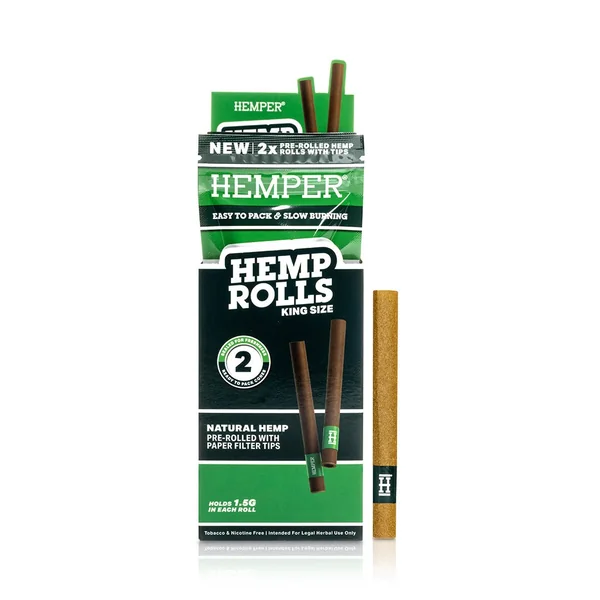 King Size Paper Tipped Hemp Rolls - Image 14