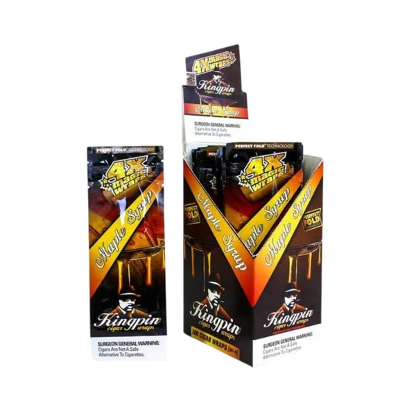 KINGPIN CIGAR WRAPS -25PK -4COUNT