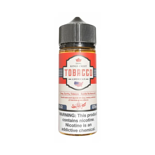 King's Crest American Tobacco 120ml E-Juice