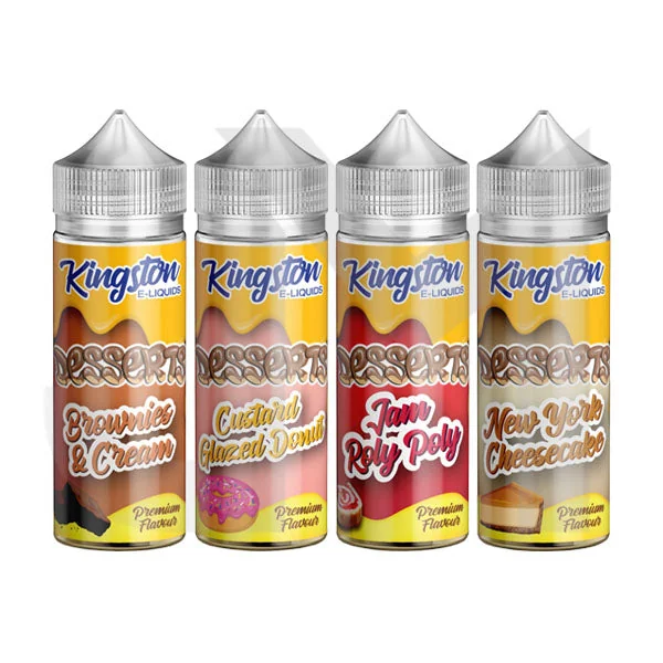 Kingston Desserts 120ml Shortfill 0mg (70VG/30PG)