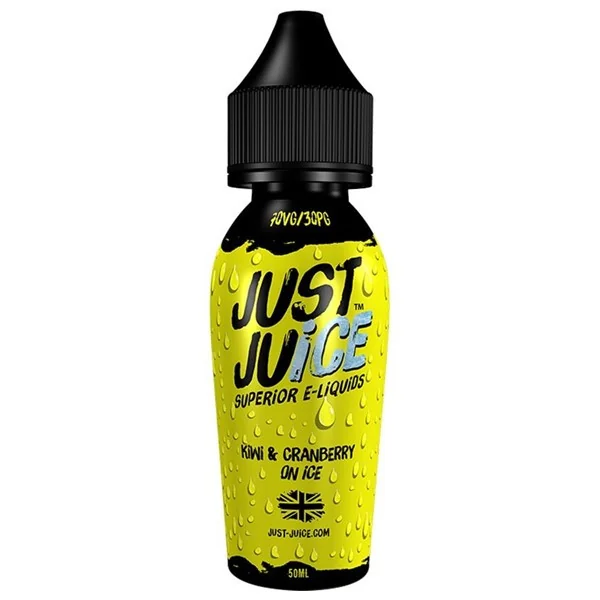 Kiwi & Cranberry on Ice E Liquid 50ml Shortfill by Just Juice