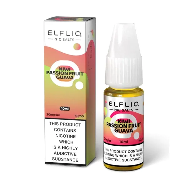 Kiwi Passion Fruit Guava Nic Salt E-Liquid - ElfLiq