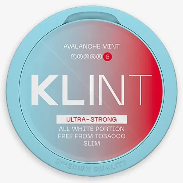 Klint Nicotine Pouches Avalanche Mint 17MG - 5 Pack