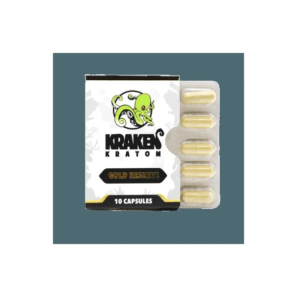 Kraken Kratom Gold Reserve Blister Pack - 10ct - 450mg