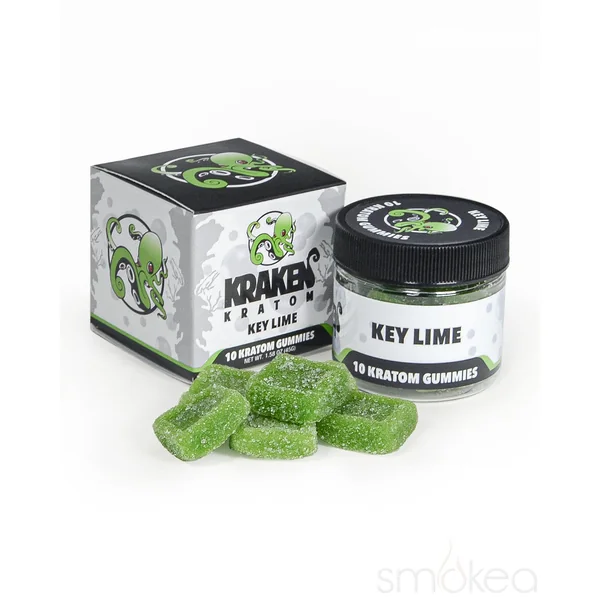 Kraken Kratom Gummies - Key Lime (10-Pack)