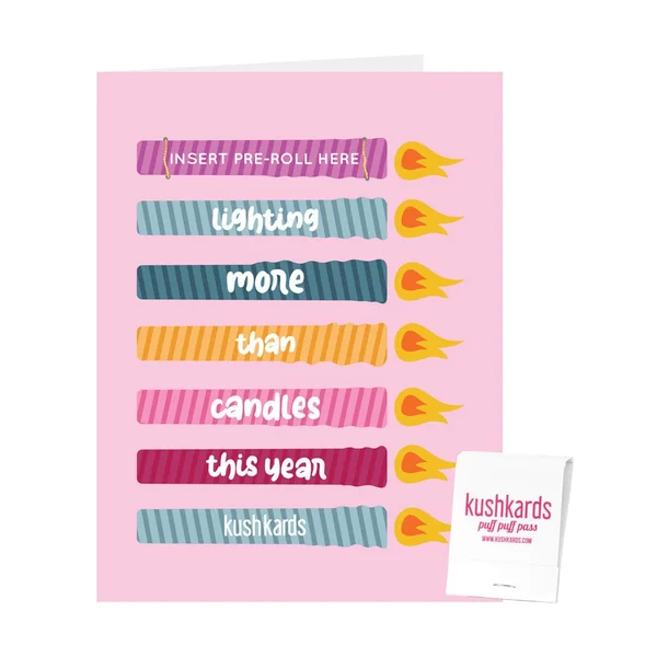 KushKards Birthday Candles Greeting Card - Image 3