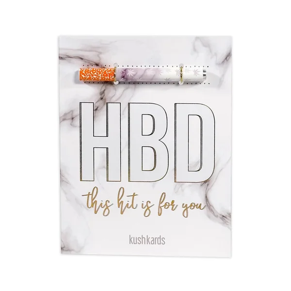 KushKards HBD Birthday Greeting Card