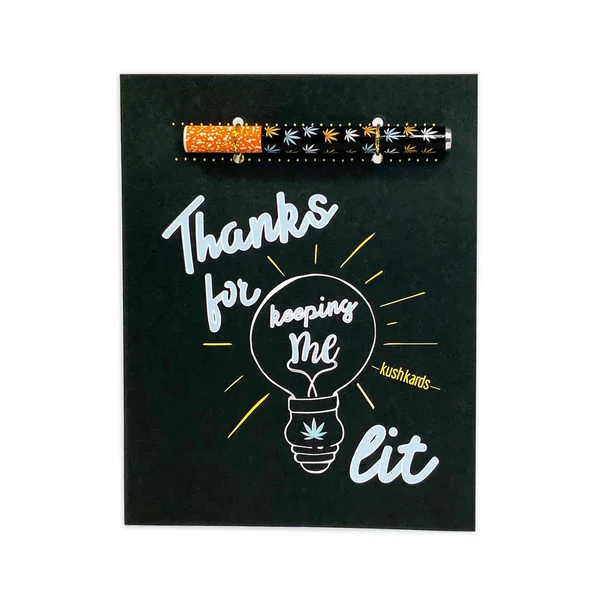 KushKards Keeping Me Lit Thank You Card - Image 4