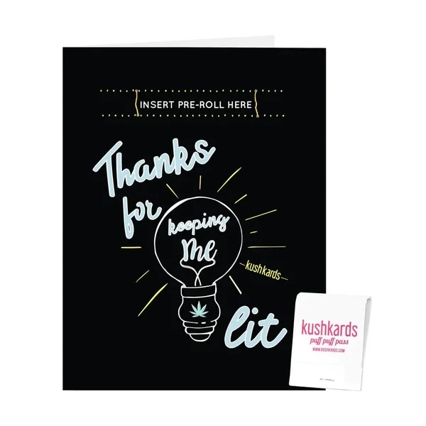 KushKards Keeping Me Lit Thank You Card - Image 5