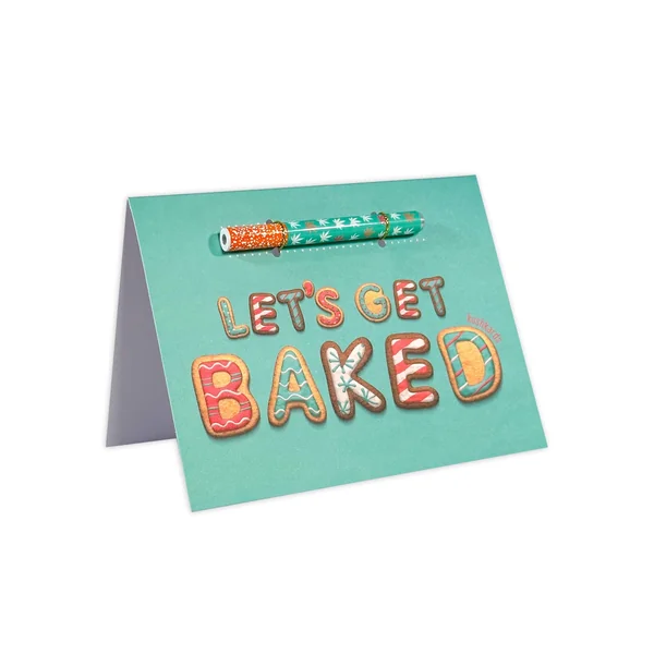 KushKards Let's Get Baked Greeting Card