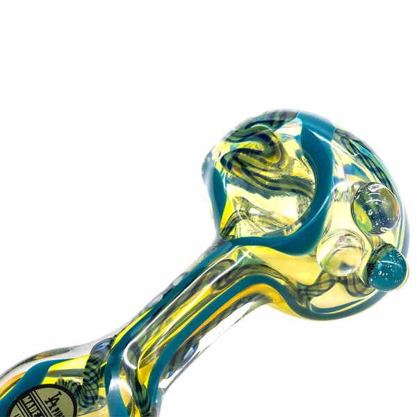LA Pipes Candy Spoon Inside-Out Color Changing Glass Pipe - Image 8