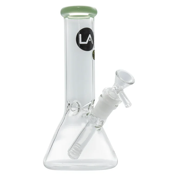 LA Pipes Color Accented Mini Beaker Bong - Image 13
