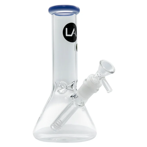 LA Pipes Color Accented Mini Beaker Bong - Image 4