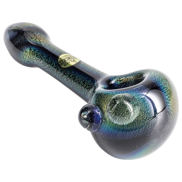 LA Pipes Galactic Storm Full Dichro Spoon Pipe