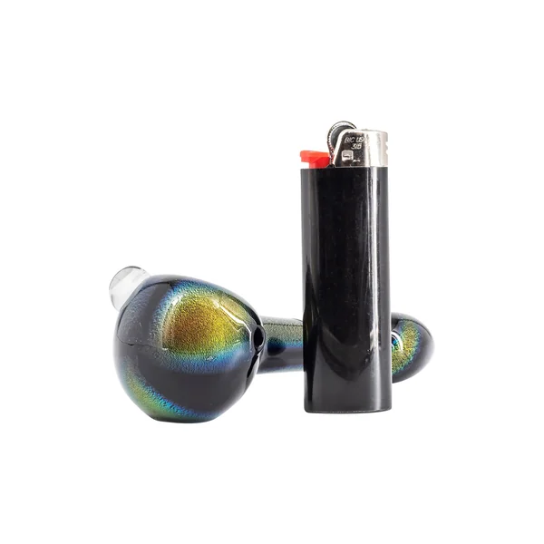 LA Pipes Galactic Storm Full Dichro Spoon Pipe - Image 8