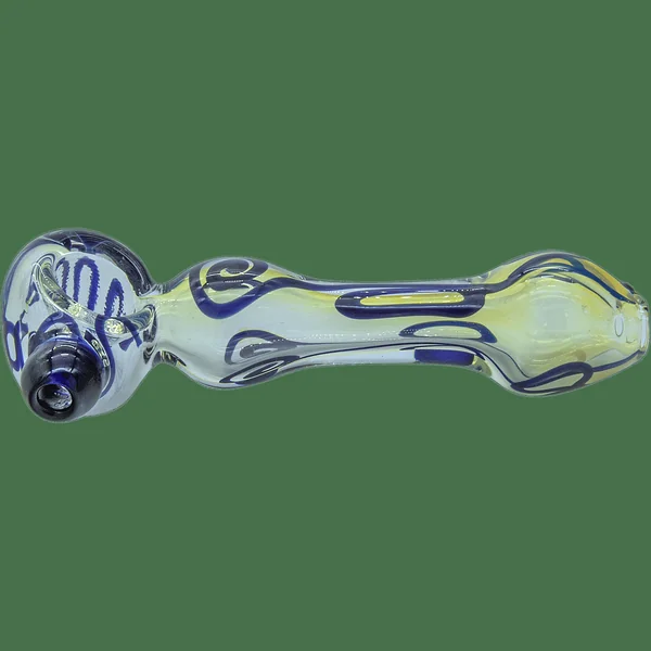 LA Pipes The "Painted Warrior Spoon" Glass Pipe