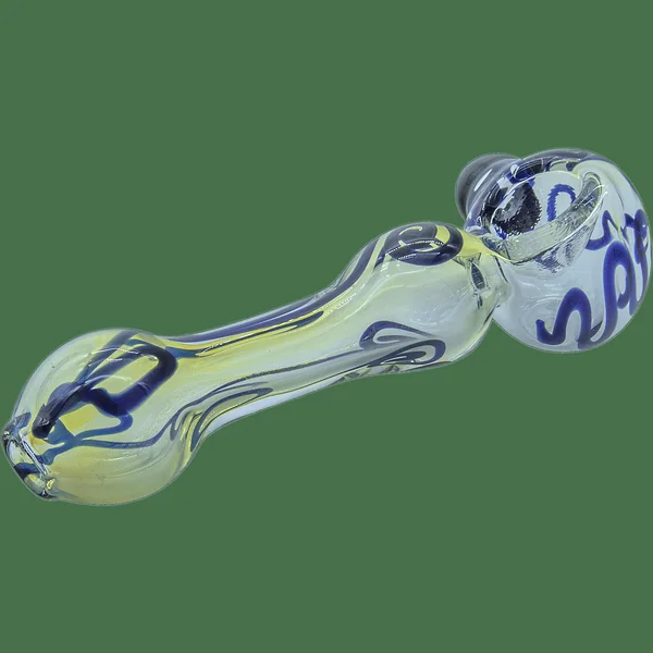 LA Pipes The "Painted Warrior Spoon" Glass Pipe - Image 2