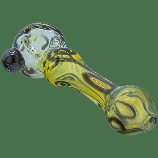 LA Pipes The "Painted Warrior Spoon" Glass Pipe - Image 8