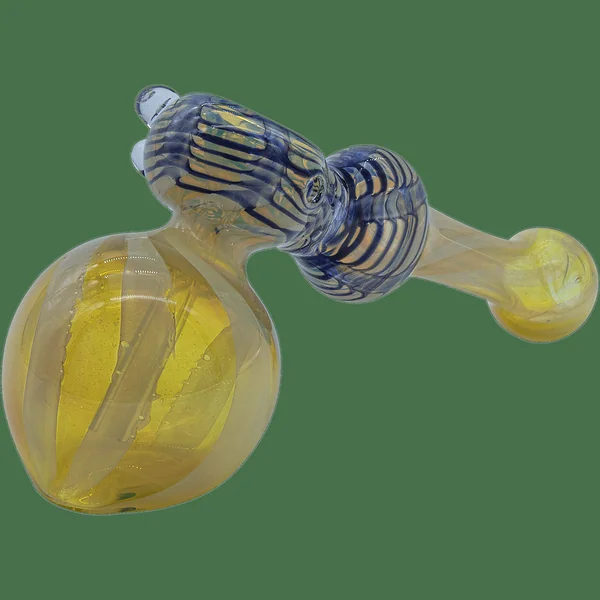 LA Pipes The "Raked Hammer" Fumed Hammer Bubbler Pipe - Image 3