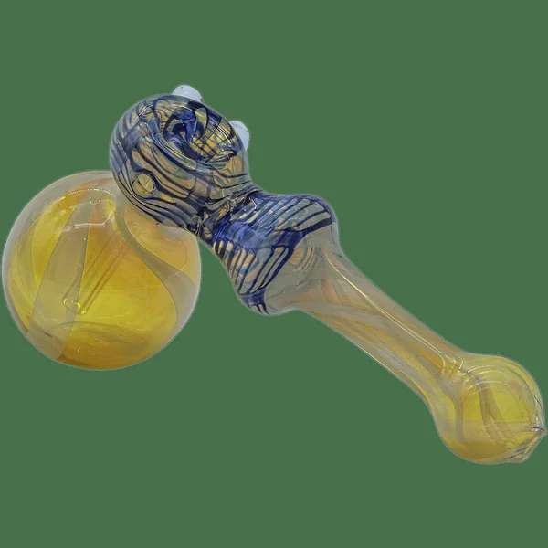 LA Pipes The "Raked Hammer" Fumed Hammer Bubbler Pipe - Image 4