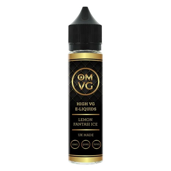 Lemon Fantasi Ice Shortfill E Liquid 50ml by OMVG