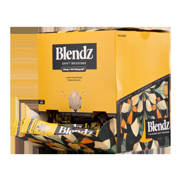 Lemon Lime BLENDZ Shift Infusions 7OH Drink Mix - Image 2
