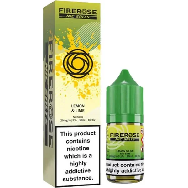 Lemon & Lime Nic Salt E Liquid 10ml By Elux Firerose