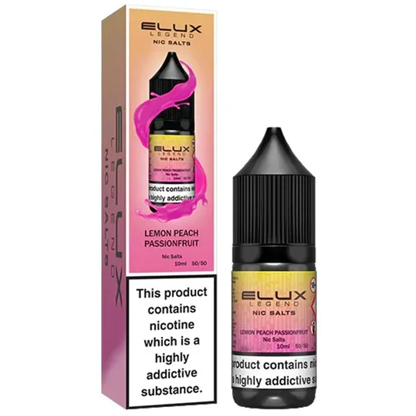 Lemon Peach Passionfruit Nic Salt E Liquid 10ml By Elux Legend